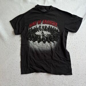 Sons of Anarchy Graphic T-Shirt Mens Size M Black Short Sleeve Biker TV Show